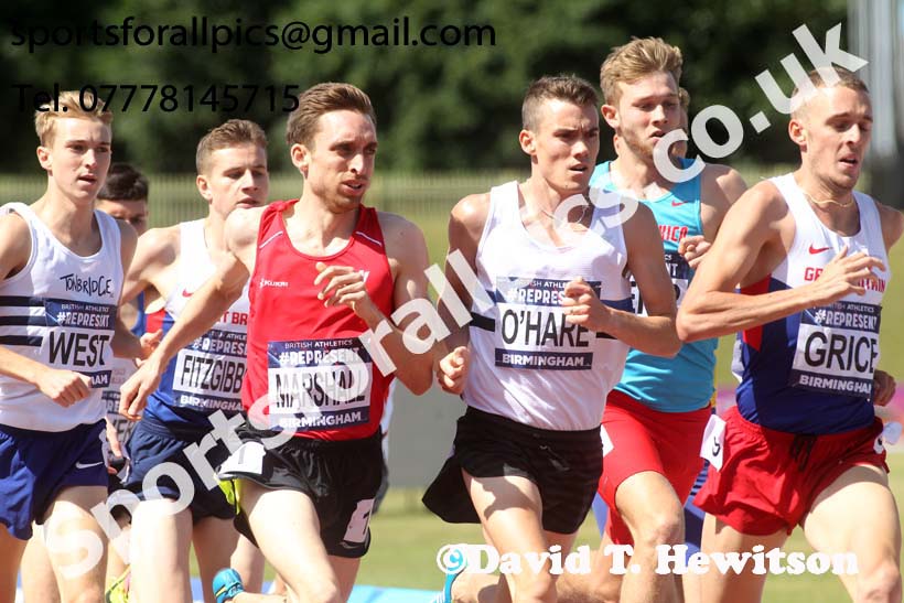 Mens 1500 metres, British World Championship Team Trials, Alexander Stadium, Birmingham
